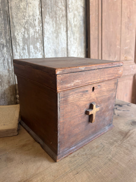 Vintage Church Donations Box