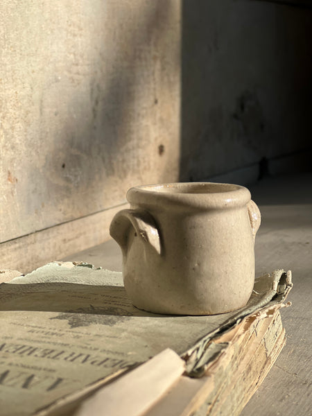 Tiny French Vintage Confit Pot