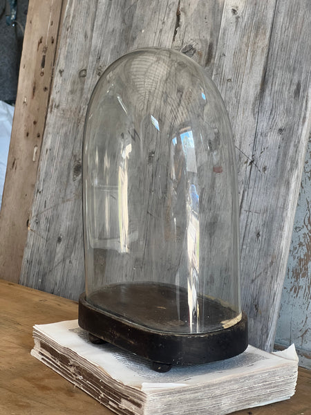 Vintage French Cloche with base