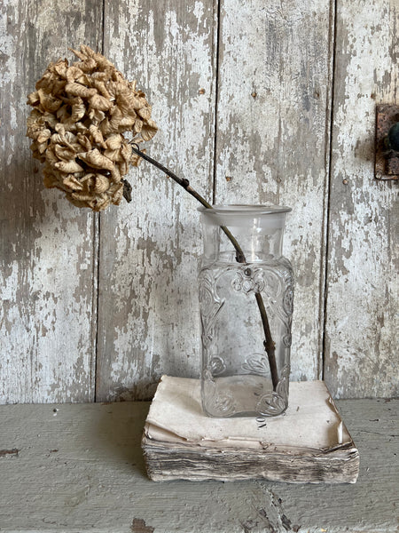 Vintage French Glass Jar