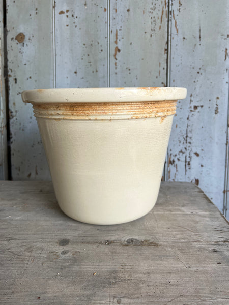Large Antique Crazed Pot