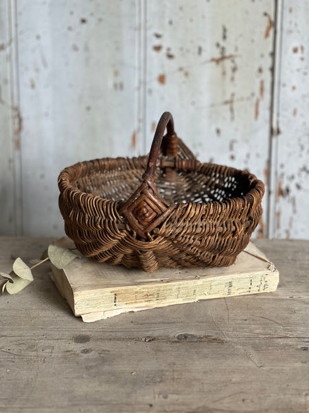 Vintage Handled Basket