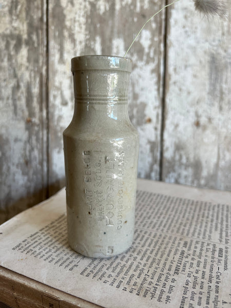 French Stoneware Bottle