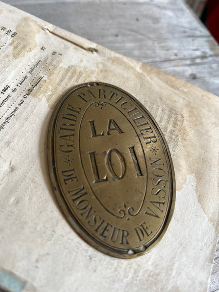 Vintage Guard Hat Badge