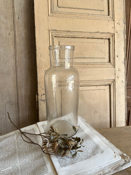 Vintage 2 Litre Glass Bottle