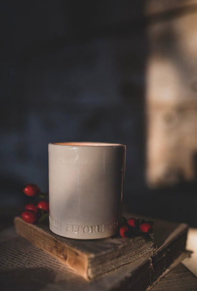 Gingerbread Christmas Prose Candle
