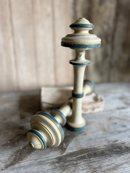 Wooden Painted Finials