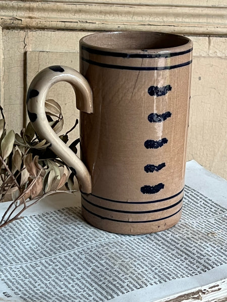 Antique Numbered Spongware Mug