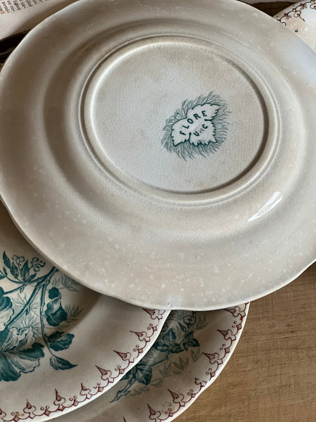 Beautiful Transfer French Plates