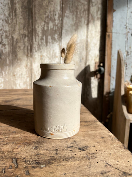 Vintage French Damoy Mustard Pot