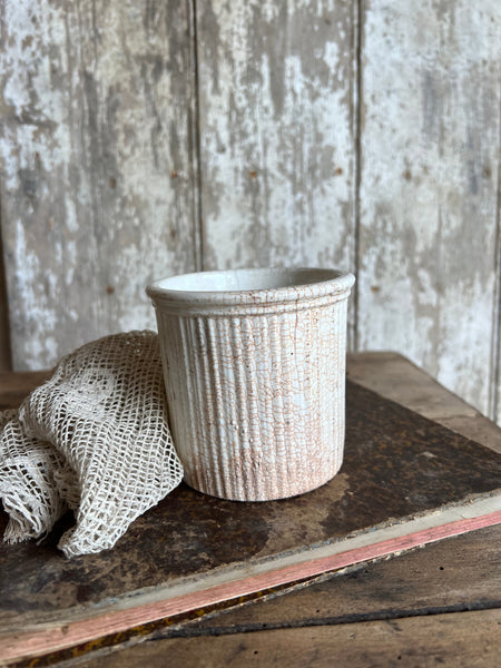 English Vintage Ribbed Maling Marmalade Jar