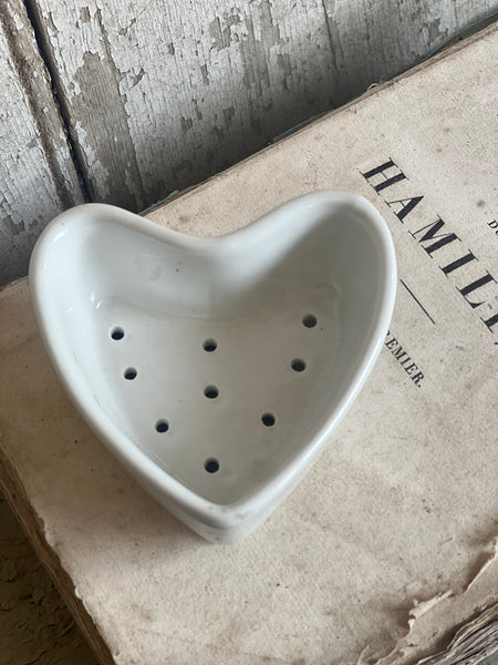 Small Heart Vintage Faiselle Cheese Mould