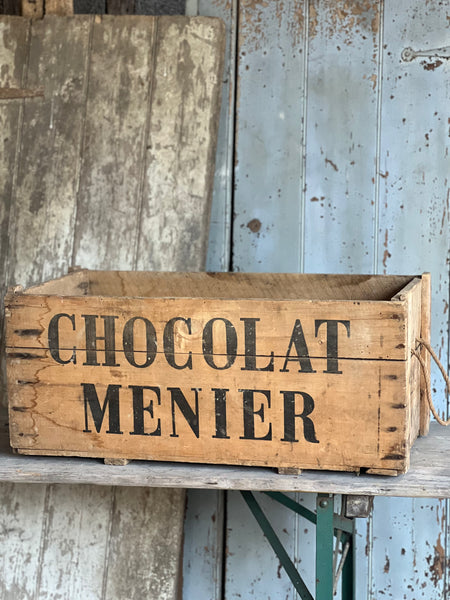 Vintage Chocolat Menier Crate