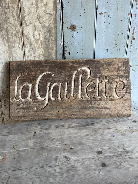 Vintage French Sign