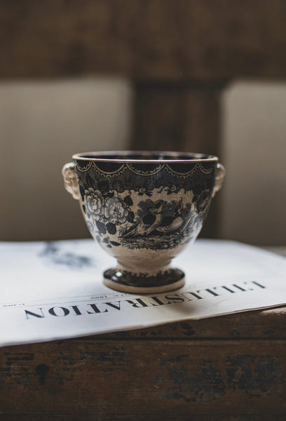 Antique Transferware Chalice