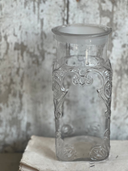 Vintage French Glass Jar