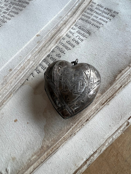 Vintage French Heart Locket