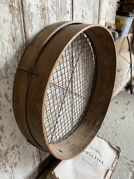 Vintage Wooden Sifter