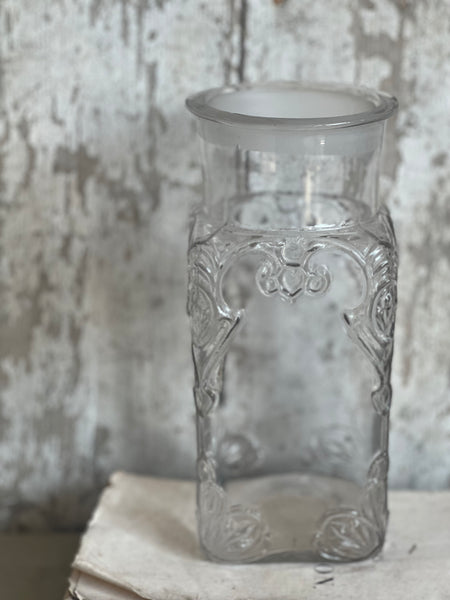 Vintage French Glass Jar