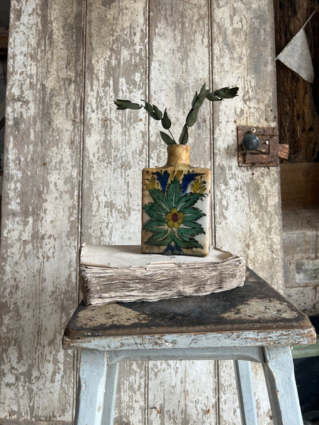Antique Persian Glazed Bottle
