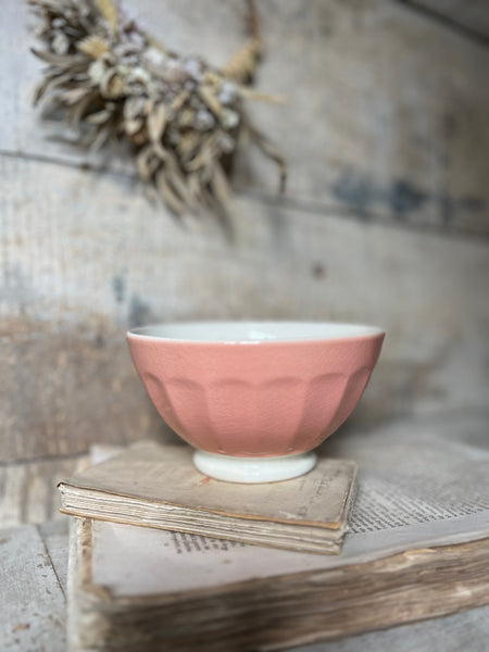 Plain Pink French Cafe au Lait bowl