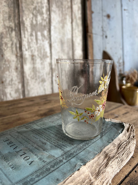 Sweet Souvenir French Water Glass