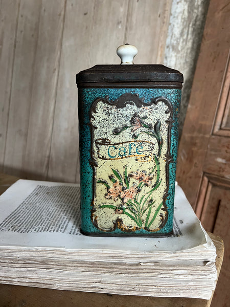 Vintage French Coffee Tin