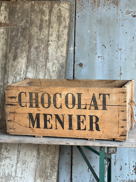 Vintage Chocolat Menier Crate