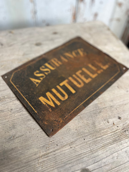 French Wall Sign