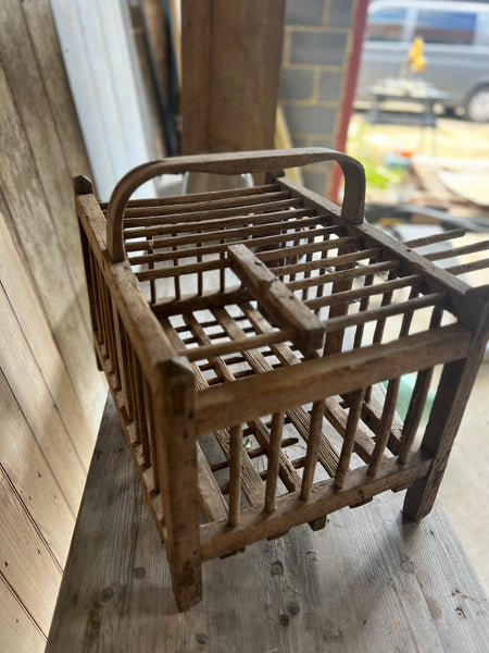 Antique French Poultry Cage