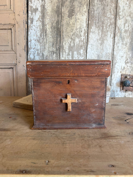 Vintage Church Donations Box