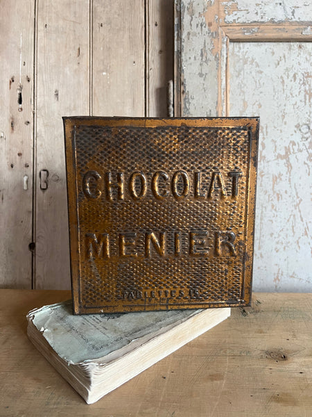 Metal Chocolat Menier Tin