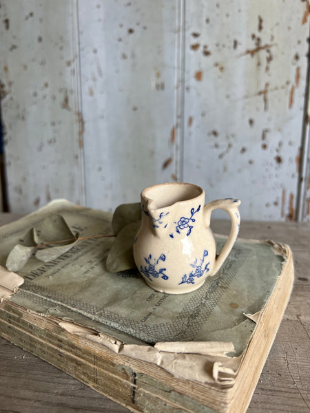Beautiful rare mini Vintage French St Uze Floral Jug