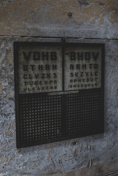 Antique Eye Chart