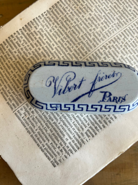 Vintage Mini French Cosmetic Pot