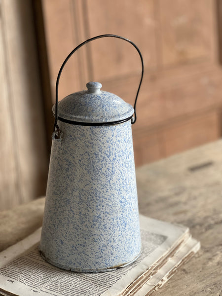 Enamel Vintage Churn