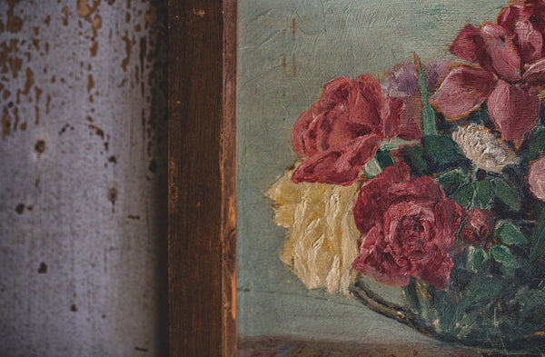French Vintage Framed Floral