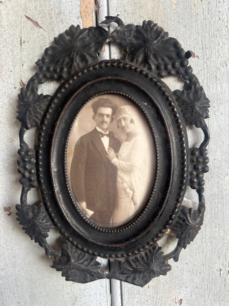 Antique Shabby Chic Framed Photograph