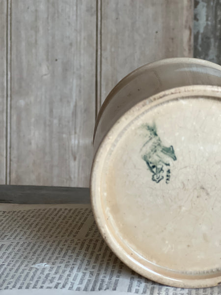 Small French Creil Et Montereau Antique Pot