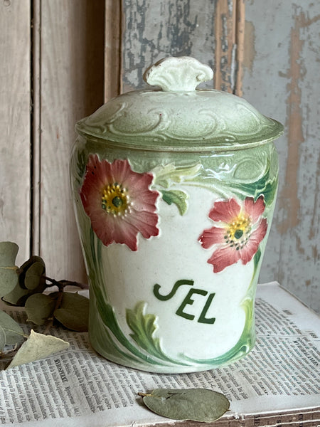 Vintage French Salt Cannister