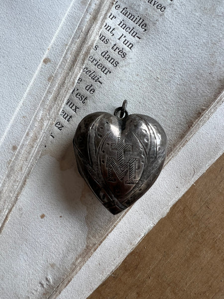 Vintage French Heart Locket