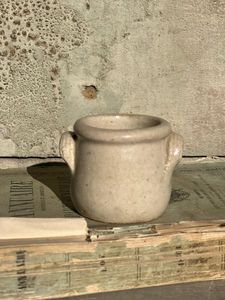 Tiny French Vintage Confit Pot