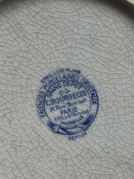 French Monogrammed Charger