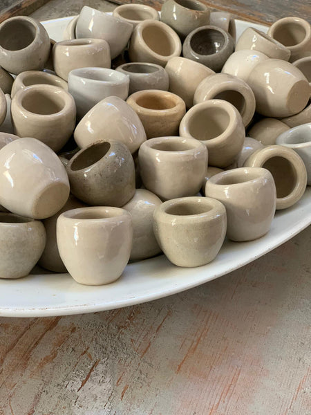 Vintage Escargot Stoneware Pots