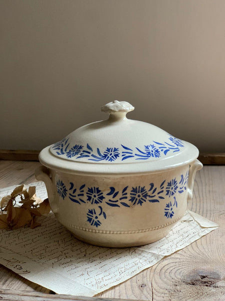 French Vintage Floral Tureen