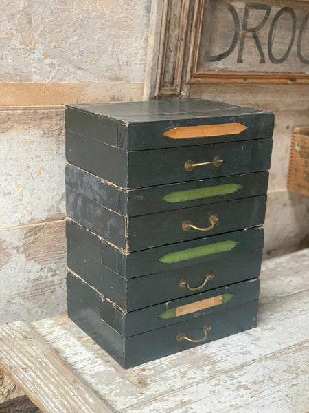 Vintage French File Boxes