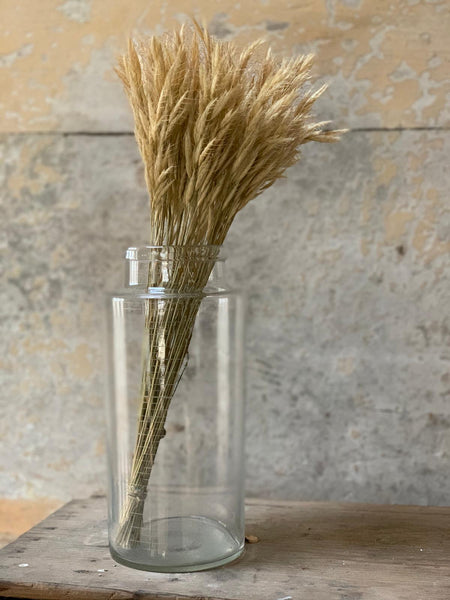 Parisian Etched 1906 Glass Bottle