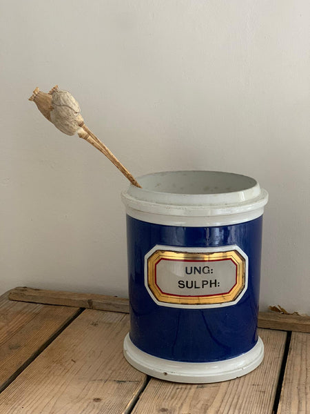 Large French Vintage Chemist Jar