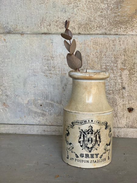 Rare French Mustard Jar