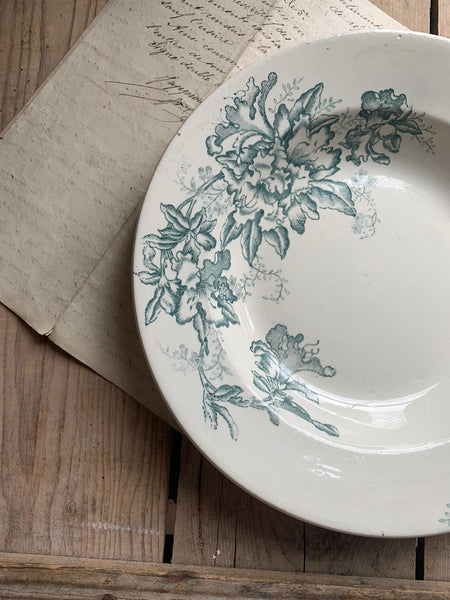Gorgeous Floral French Vintage Plates